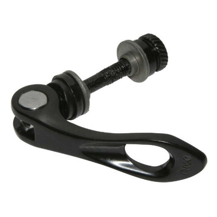 Blocage Rapide De Selle P2R First Noir Diam. 6X70 mm Avec Adaptateur Pour Passer En 8X70 mm (Vendu A L Unite)