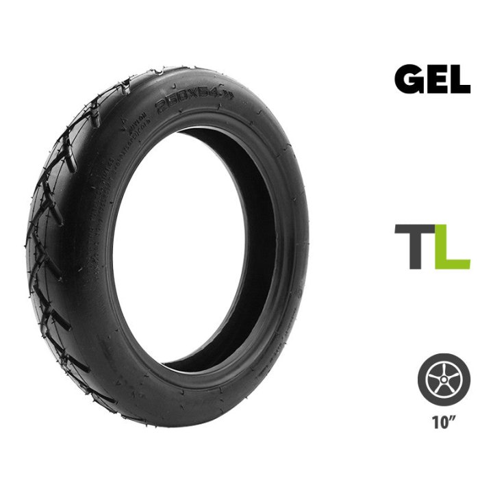 Pneu 250x54 tubeless + gel anti-crevaison Xiaomi Scooter 4