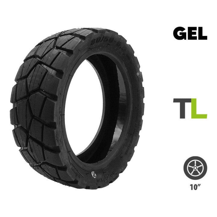 Pneu 80/50-6,5 tubeless + gel anticrevaison Dualtron Victor 2025 (10x3-6.5)