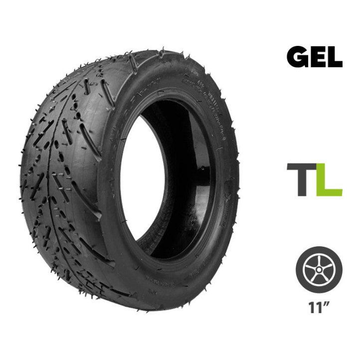 Pneu 90/65-6.5 Tubeless + Gel anti crevaison