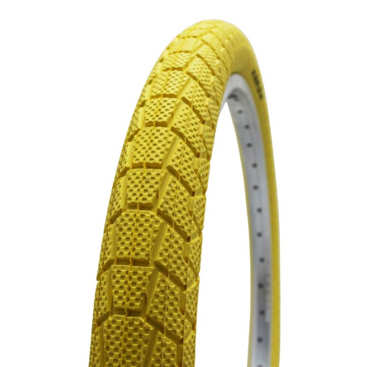 Pneu BMX 20 X 1.95 Kenda Slick Jaune Tr (50-406)