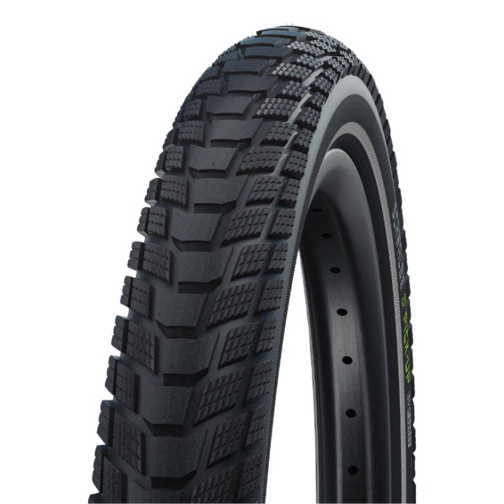 Pneu Cargo - City 16 X 2.15 Schwalbe Pick-Up Noir Tr Double Defense (55-305) Compatible VAE (Poids Max 115 Kg)