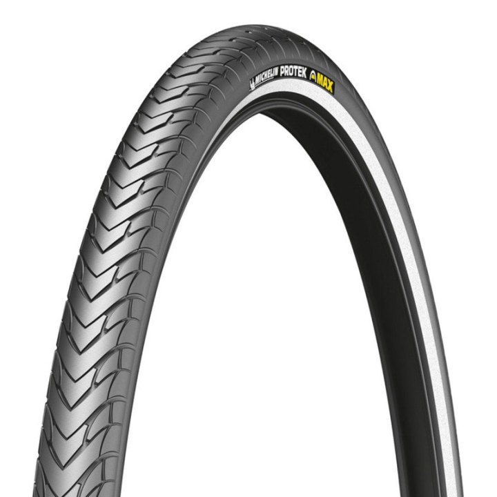 Pneu City 20 X 1.50 Michelin Protek Max Renfort 5 mm Noir Tr (37-406) Usage Intensif Flanc Reflex Compatible VAE (Offre Spéciale)