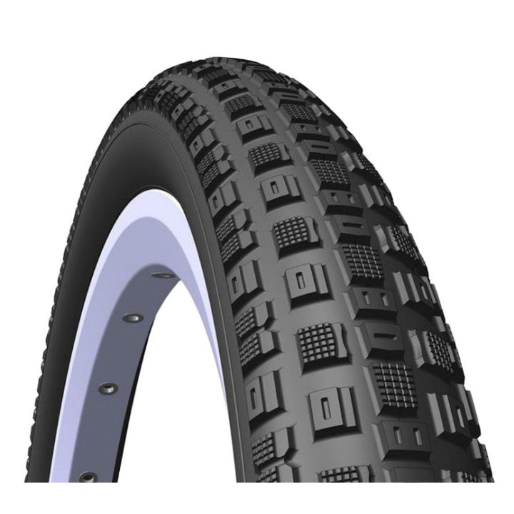 Pneu BMX 16 X 1.75 Rubena X-Caliber Noir Tr (47-305)