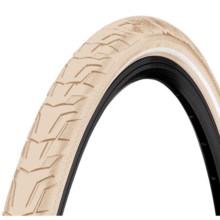 Pneu City-VTC 700 X 42 Continental City Ride Flanc Reflex Creme Tr (42-622) (Offre Spéciale)