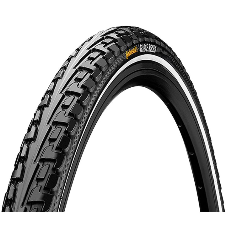 Pneu City - Route 27 X 1 1-4 Continental Ride Tour Noir Tr Flanc Reflex (32-630)
