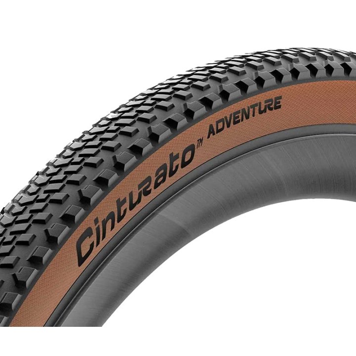 Pneu Gravel 700 X 40 Pirelli Cinturato Adventure Classic Tanwall Noir Flanc Marron Tubeless Ready Ts (40-622) (Offre Limitee)