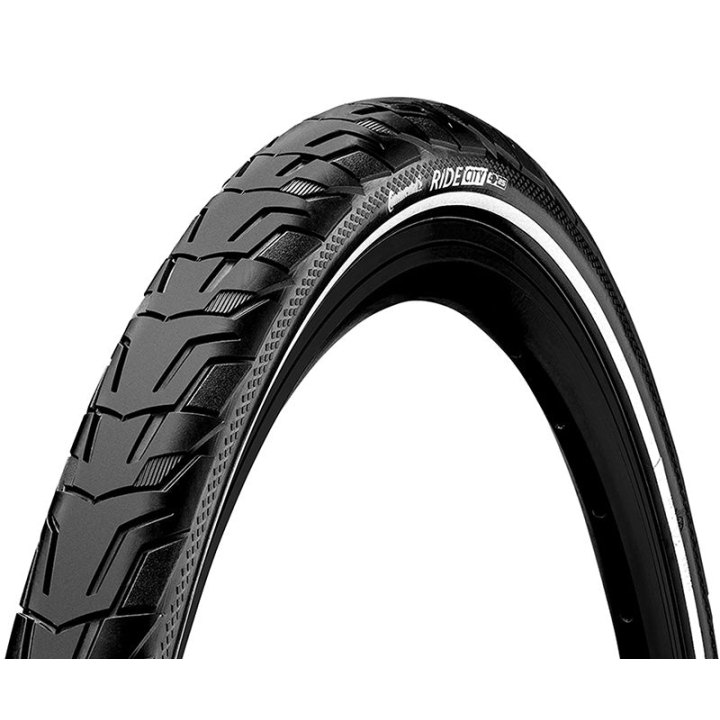 Pneu City 26 X 1.75 Continental City Ride Noir Tr Flanc Reflex (47-559)