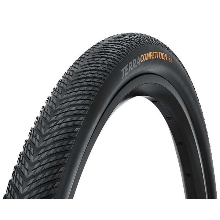 Pneu Gravel 700 X 40 Continental Terra Competition Race Noir Tubeless Ready Ts (40-622) Compatible VAE