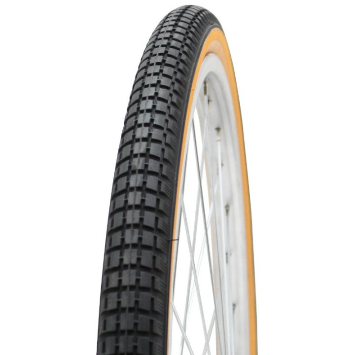 Pneu City 650 1-2 Ballon Deli S-193 Noir-Brun Tr (26 X 1 5-8 X 1-2) (44-584)