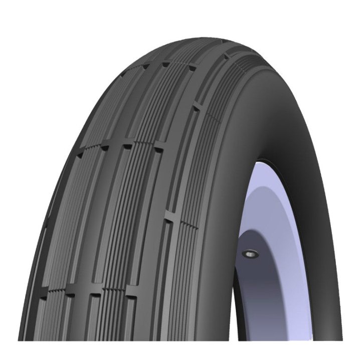 Pneu Invalide 12 1-2 X 2 1-4 Rubena Jumbo Noir Tr (62-203)