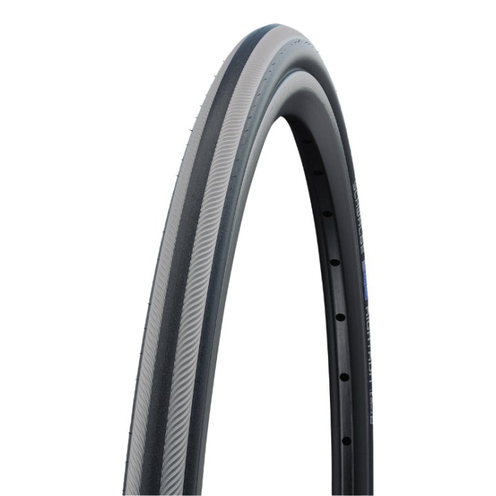 Pneu Invalide 24 X 1.00 Schwalbe Rightrun Noir Bande Grise (25-540) Renfort K-Guard