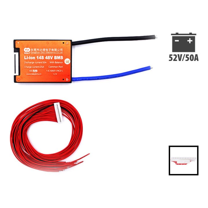 BMS Daly 52V 14S 50A