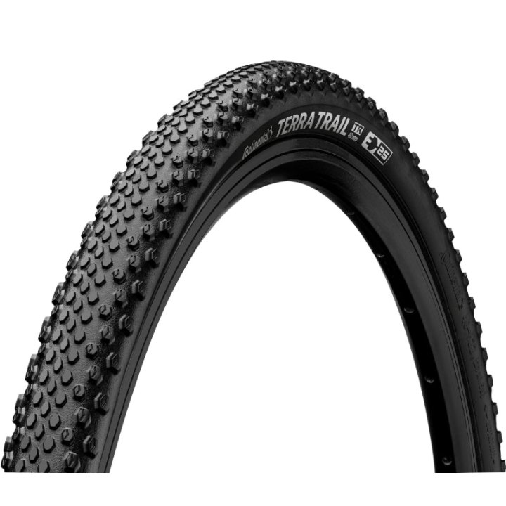 Pneu Gravel 700 X 45 Continental Terra Trail Shield Wall Noir Tubeless Ready Ts (45-622)