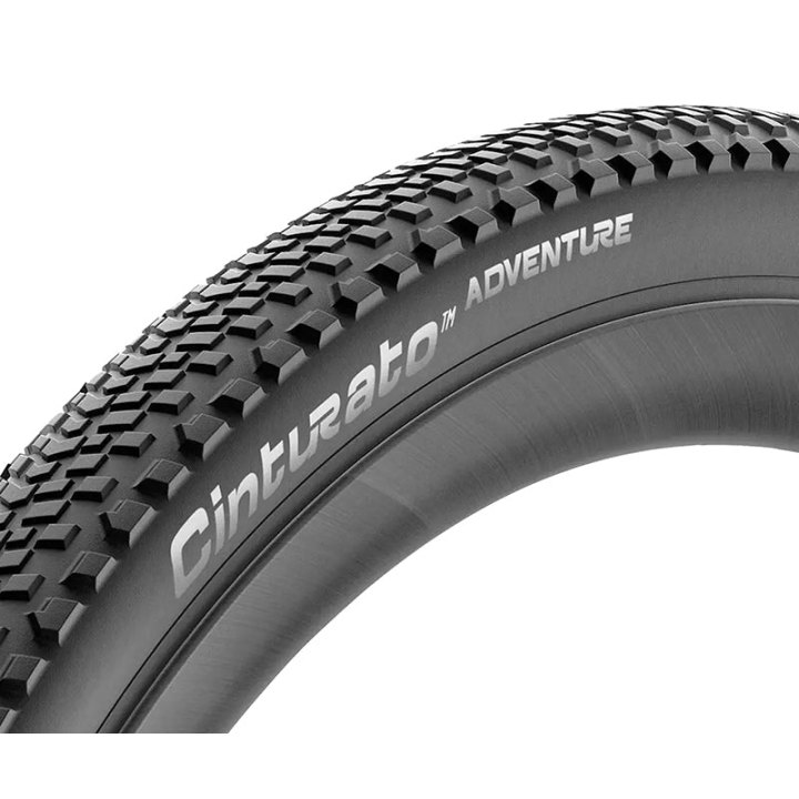 Pneu Gravel 700 X 45 Pirelli Cinturato Adventure Noir Tubeless Ready Ts (45-622)
