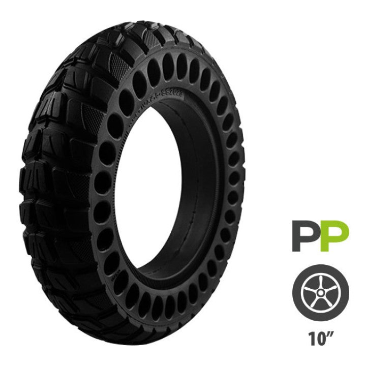 Pneu plein 10x2.50 - 36mm offroad Kugoo M4 M4 Pro