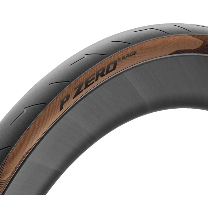 Pneu Route 700 X 26 Pirelli P Zero Race Classic Tanwall Noir Flanc Marron Ts (26-622)