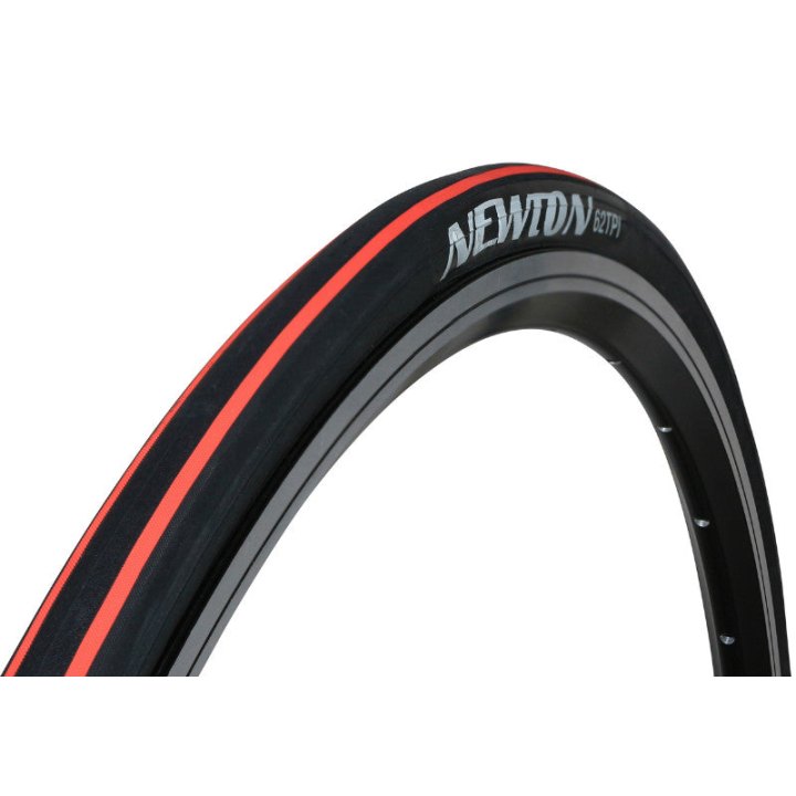 Pneu Route 700 X 23 Newton E-01 Noir Liserets Rouge Ts (23-622)