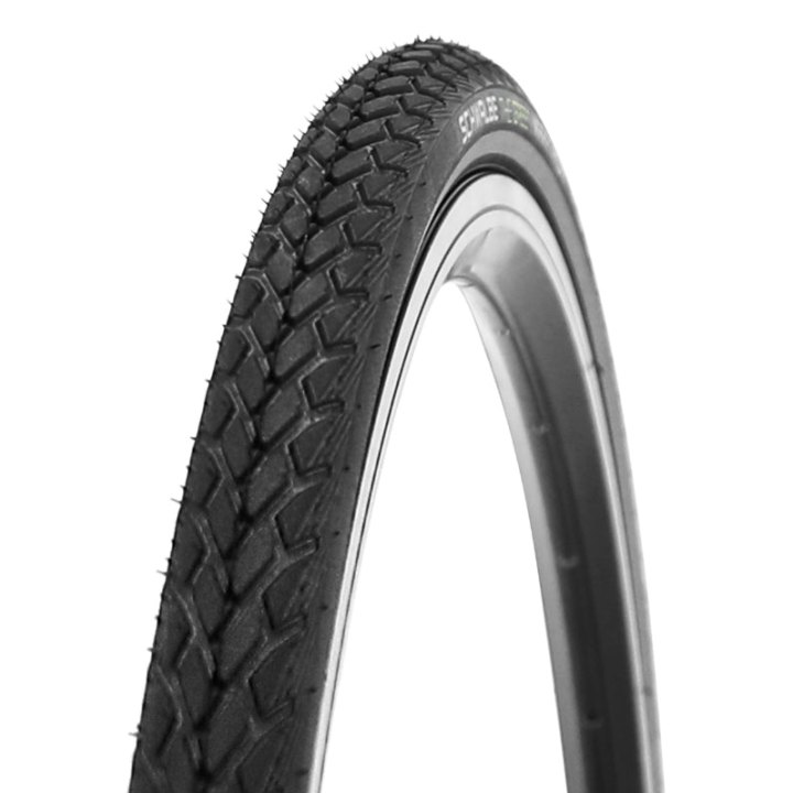 Pneu Route 700 X 23 Schwalbe Marathon Green Noir Tr (23-622) Renfort Greenguard Flanc Reflex Compatible VAE