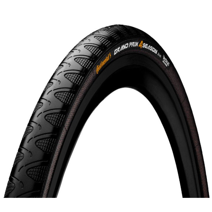 Pneu Route 700 X 25 Continental Grand Prix 4-Season Noir-Noir Ts (25-622)