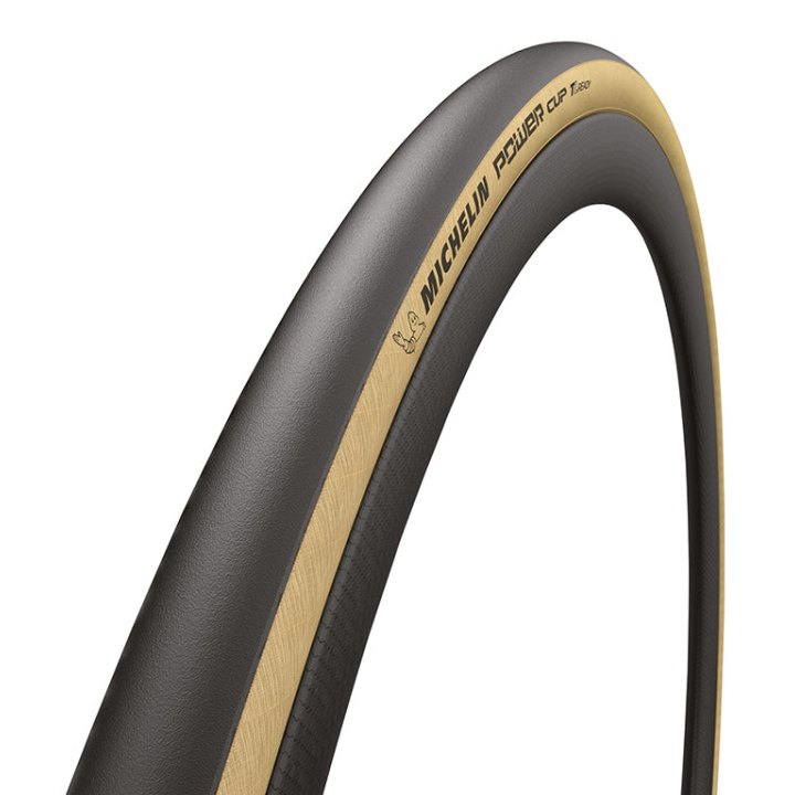 Pneu Route 700 X 30 Michelin Power Cup Classic Noir Flanc Beige Tubeless Ready Ts (30-622)