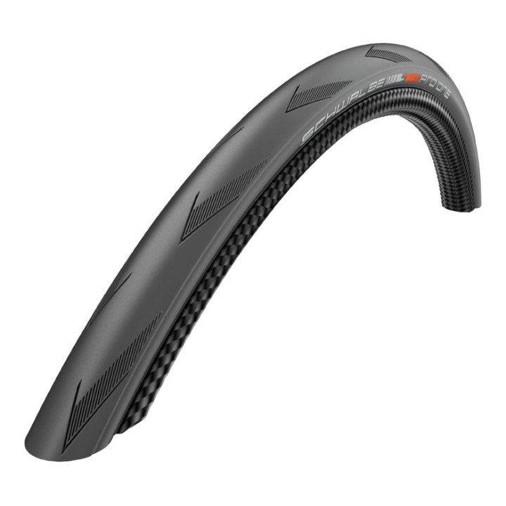 Pneu Route 700 X 25 Schwalbe Pro One Noir Tubeless Ready Ts (25-622) Renfort V-Guard Addix - Technologie Sans Crochet Pour Giant - Zipp