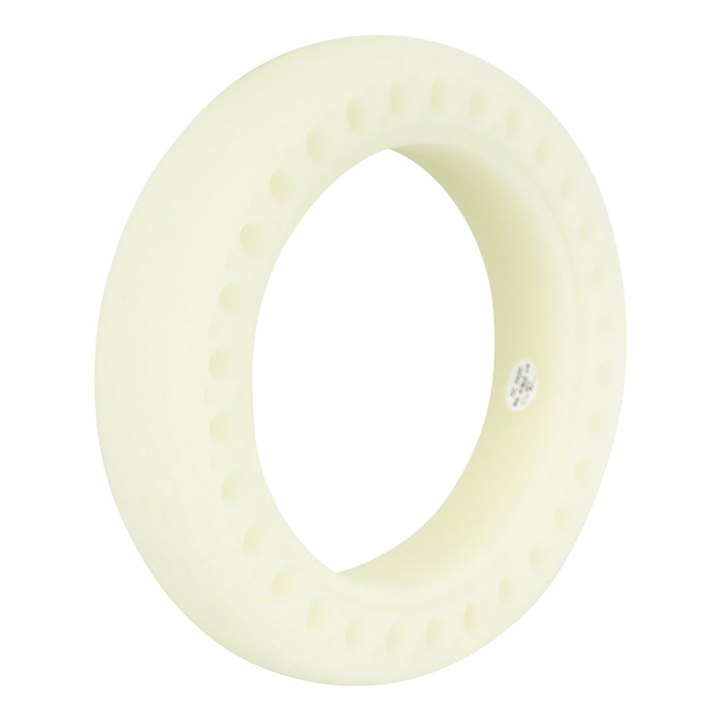 Pneu Trottinette Plein 8.5 X 2.00 Vert Fluorescent (Pour Xiaomi M365 Et Autres) Largeur Int 37 mm