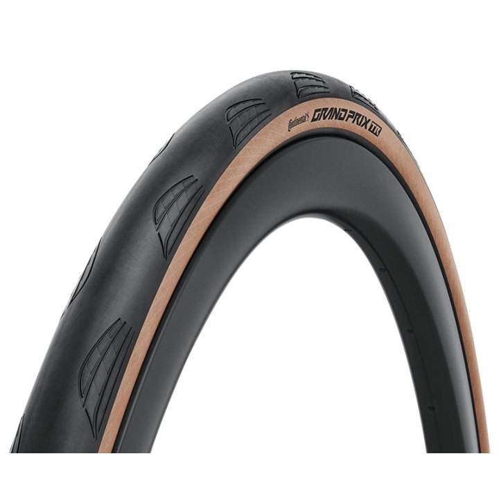 Pneu Route 700 X 30 Continental Grand Prix Noir Flanc Marron Tubeless Ready Ts (30-622) Compatible VAE