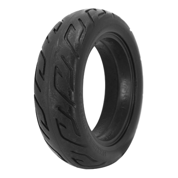 Pneu Trottinette Plein 10 X 2.70-6.5 (70-65-6.5) Noir (Pour Segway Ninebot Mini Pro)