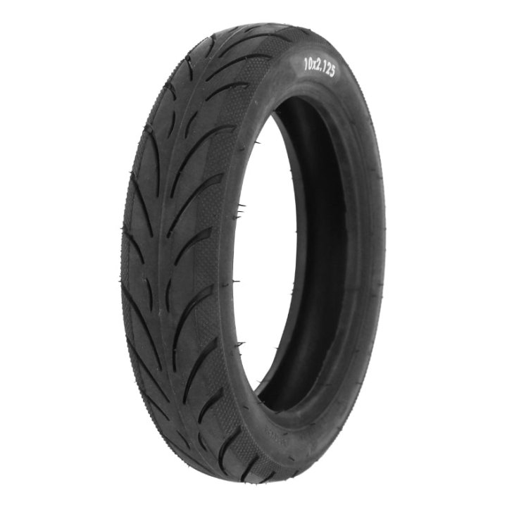 Pneu Trottinette Tubetype 10 X 2.125-6.5 Noir (Pour Segway Ninebot Et Autres) - Poids Max Supporte 75 Kg