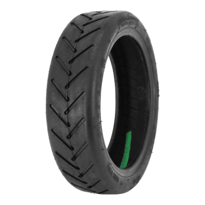 Pneu Trottinette Tubetype 8.5 X 2.00-6.1 Vague P2R Noir - Largeur Intérieur 43 mm (Pour Xiaomi M365 Et Autres)