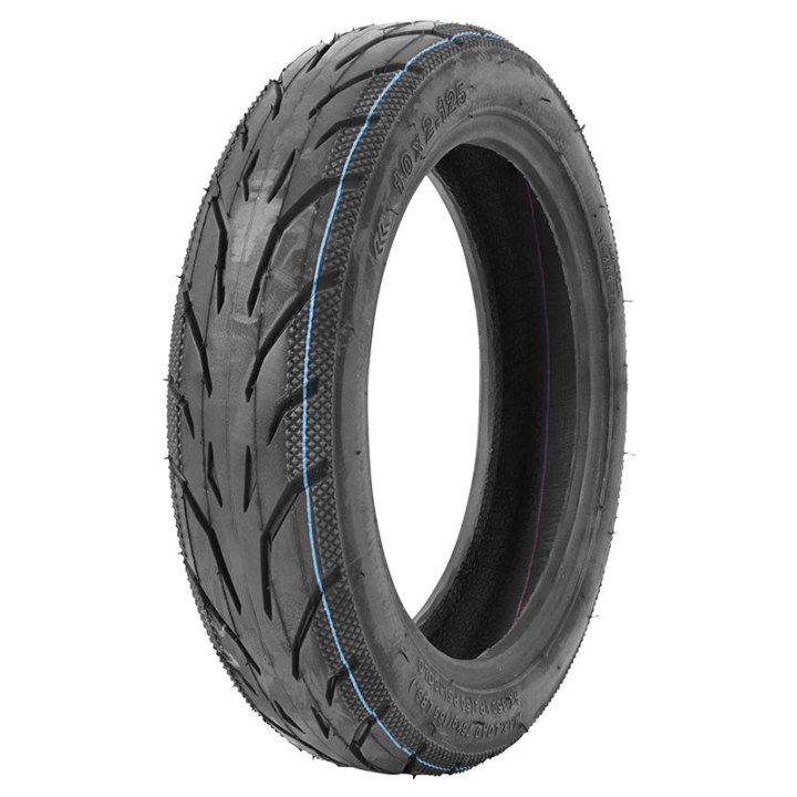 Pneu Trottinette Tubeless 10 X 2.125-6.5 Noir - Largeur Intérieur 34 mm
