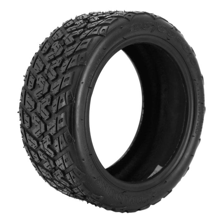 Pneu Trottinette Tubetype Cross 85-65-6.5 Noir (Kugoo G-Booster G2 Pro, Ducati Scrambler City Cross-E) - Poids Max Supporte 80 Kg