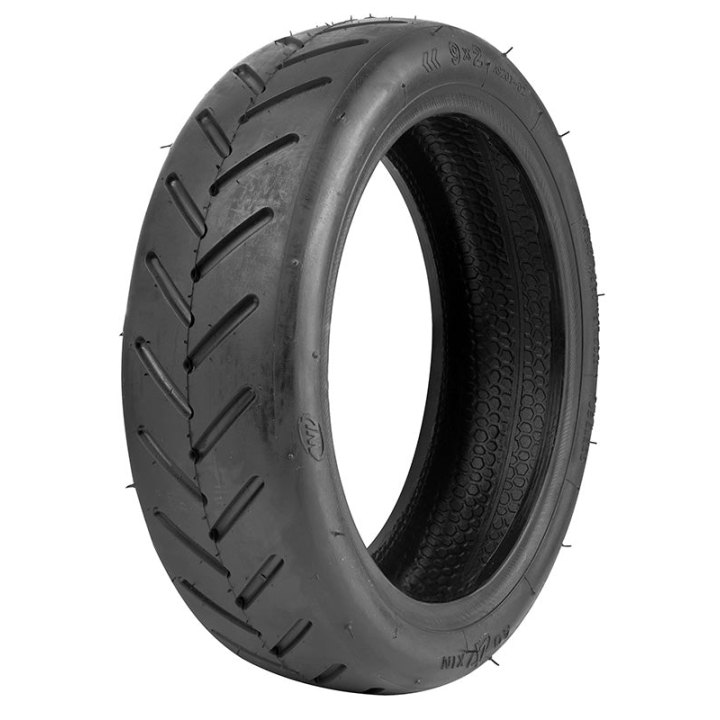 Pneu Trottinette Tubeless 9 X 2.00 Noir (Pour Xiaomi - Ninebot - Brigmton Et Autres) - Poids Max Supporte 75 Kg