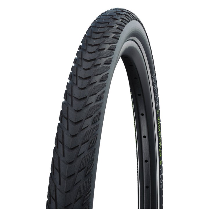 Pneu VTC - VAE Urbain 700 X 47 (29 X 1,75) Schwalbe Marathon E-Plus Noir Tr (47-622) Renfort 5 mm Flanc Reflex Homologué VAE E50