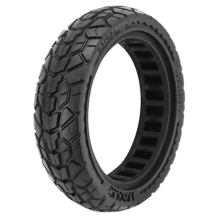 Pneu Trottinette Plein Cross 8.5 X 2.00 Noir - Largeur Intérieur 35 mm (Pour Xiaomi M365 Et Autres)