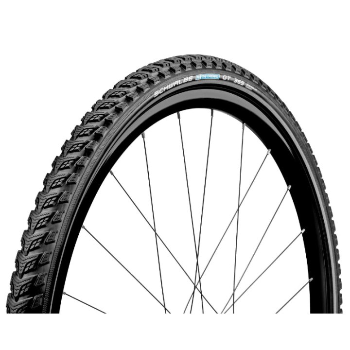 Pneu VTC Cross 700 X 35 Schwalbe Marathon 365 Tr (37-622) Renfort 5 mm Flanc Reflex - Pneu Toute Saison