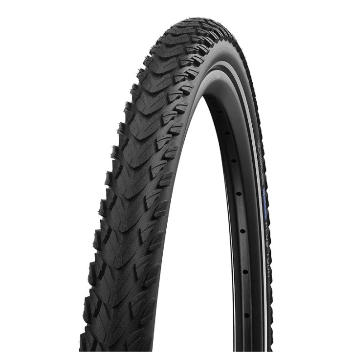 Pneu VTC Cross 700 X 38 Schwalbe Marathon Plus Tour Noir Tr (40-622) Renfort Smart Dual Guard Flanc Reflex Homologué VAE E50