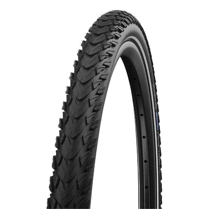 Pneu VTC Cross 700 X 47 Schwalbe Marathon Plus Tour Noir Tr (47-622) Renfort 5 mm Flanc Reflex Homologué VAE E50