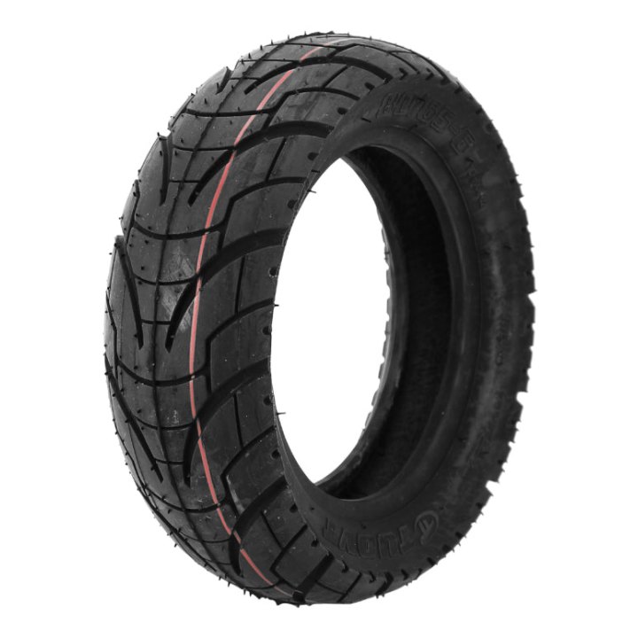 Pneu Trottinette Tubetype Cross 80-65-6 (10 X 3.00) Noir (Pour Zero10X - Kugoo M4-M4 Pro - Vsett 10+) - Poids Max Supporte 85 Kg