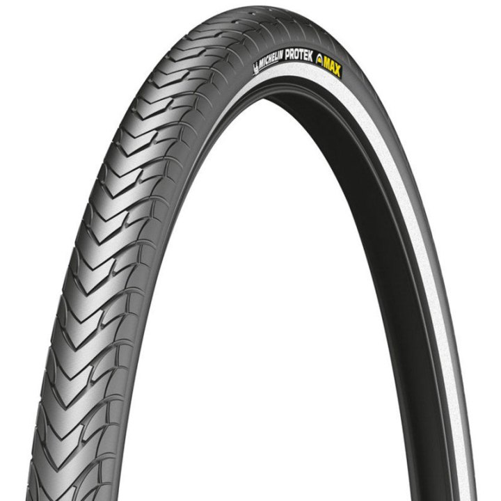 Pneu VTC Urbain 700 X 35 Michelin Protek Max Renfort 5 mm Noir (37-622) Flanc Reflex Compatible VAE