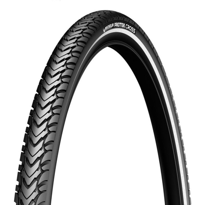 Pneu VTC Cross 700 X 32 Michelin Protek Cross Max Renfort 5 mm Noir Tr (32-622) Flanc Reflex Compatible VAE (Offre Spéciale)