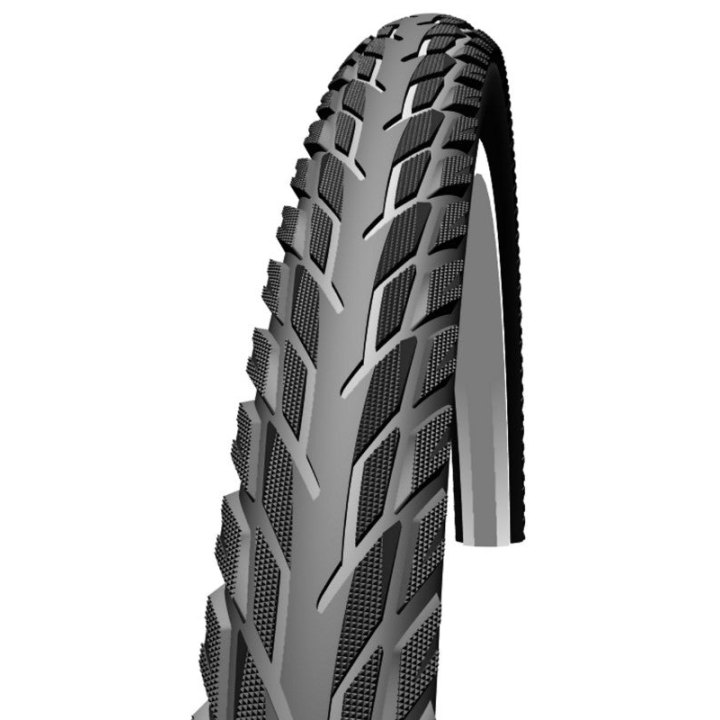 Pneu VTC Cross 700 X 40 (28-29 X 1,60) Schwalbe Silento Noir Tr (42-622) Renfort K-Guard Flanc Reflex