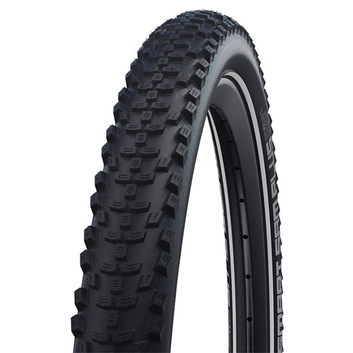 Pneu VTC Cross 700 X 40 - Gravel (28-29 X 1,60) Schwalbe Smart Sam Addix Performance Noir Tr (42-622) Flanc Reflex Compatible VAE (Offre Spéciale)