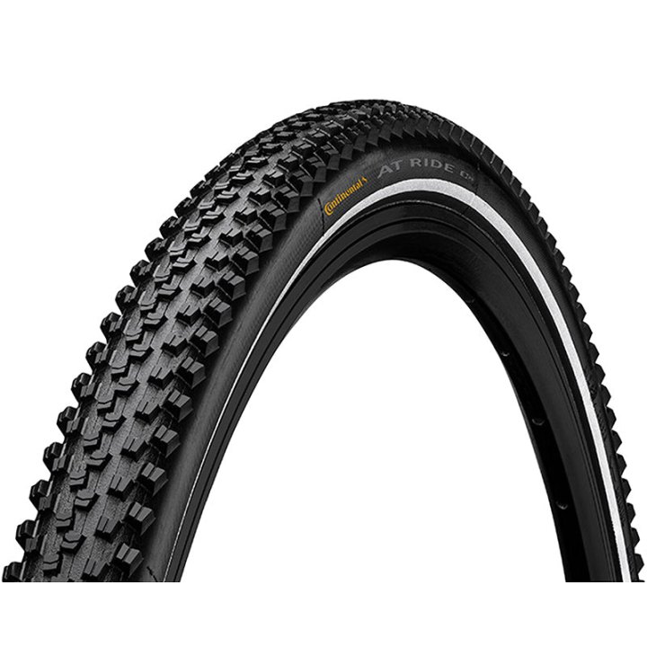 Pneu VTC Cross 700 X 42 (28-29 X 1,60) Continental All Terrain Ride Noir Tr Flanc Relex Renfort Anti-Crevaison (42-622) (Offre Spéciale)