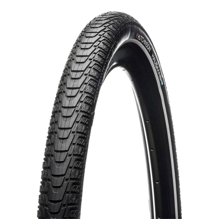 Pneu VTC - VAE Urbain 700 X 40 (29 X 1.50) Hutchinson Haussmann Infinity Protect Noir Tr Reinforced 5 mm Flanc Reflex (40-622) Homologué VAE E50