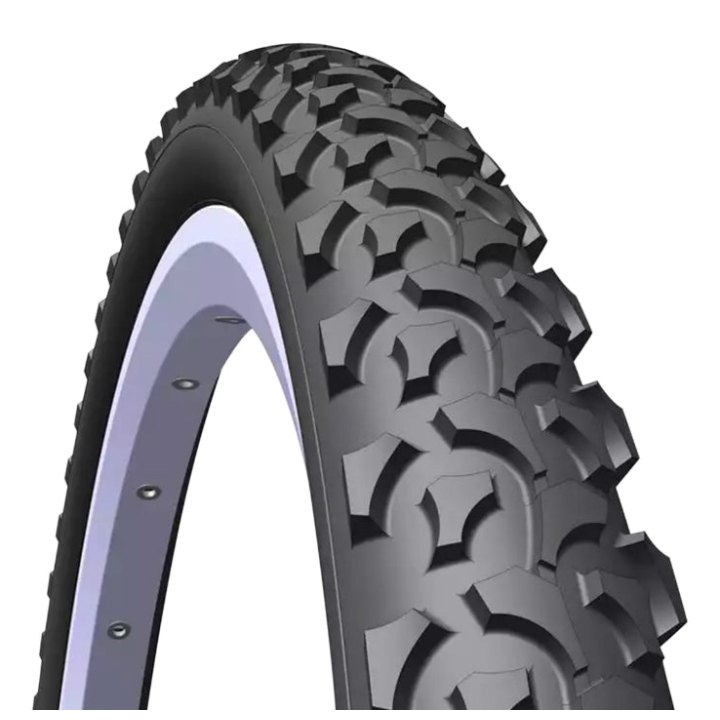 Pneu VTT 12 1-2 X 1.75 Rubena Rapid Noir Tr (47-203)