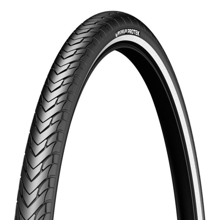 Pneu VTC Urbain 700 X 40 (29 X 1,50) Michelin Protek Renfort Noir Tr (42-622) Flanc Reflex