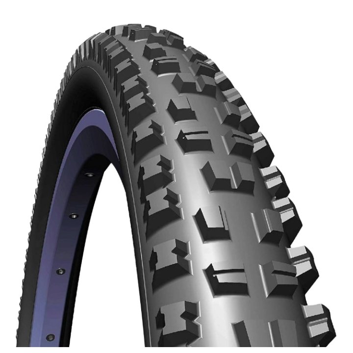 Pneu VTT 26 X 2.25 Rubena Triton Noir Tr (60-559) Crampons