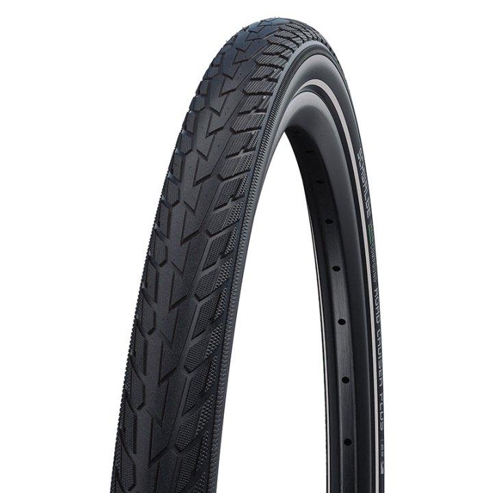 Pneu VTC Urbain 700 X 35 Schwalbe Road Cruiser Plus Noir Tr (47-622) Renfort Puncture-Guard Flanc Reflex Compatible VAE
